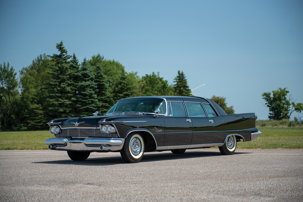 1958 Imperial Crown Limousine by Ghia offered at RM Auctions’ Auburn Fall live auction 2019